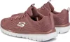 A pair of pink Skechers sneakers on a white background. Podgląd zdjęcia produktu