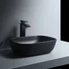Keramické umývadlo Black Matt 46X32 cm Montáž na dosku Náhľad obrázku produktu 6