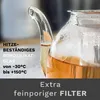 Creano Glas-Teekanne 1,0l, 3-teiliger Teebereiter mit Produktbild-Vorschau 6