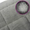 vidaXL Záťažová deka Grey 150x200 cm 7 kg Látka Náhľad obrázku produktu 6