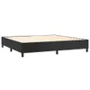 Struttura letto nera 200x200 cm in Pelle finta Anteprima dell’immagine prodotto 3