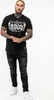 Herren T-Shirt normale Passform CRASHED Black/White XXL Produktbild-Vorschau 8