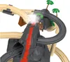 LUPILU® Holz Eisenbahn Set XL Dinoland Buchenholz Spielzeug Produktbild-Vorschau 4