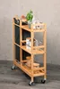 KESPER Regal auf Rollen mit Flaschenkorb 78 x 20 x 68 cm Produktbild-Vorschau 2