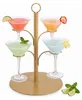 Relaxdays, distributeur à étages pour boissons, 4 verres, Voir les images du produit 1