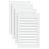 vidaXL Schranktüren Lamellen-Design 4 Stk Weiß 61,5x39,4 cm Produktbild-Vorschau 1
