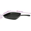 vidaXL Grillpfanne Gusseisen 24 x 23 cm Produktbild-Vorschau 3