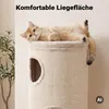 Fudajo Forest Kratztonne weiß-cremefarben Höhe 106 cm Ø 40 Produktbild-Vorschau 6