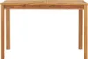 vidaXL Zahradní jídelní stůl 120x70x77 cm z masivního Náhled obrázku produktu 1