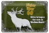Blechschild Jäger 30x20cm über 60 bringen Sie sich in Produktbild-Vorschau 1