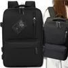 BAD&BAGS | Schwarzer Rucksack für Flugreisen Handgepäck USB Produktbild-Vorschau 10