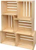 6x cassetta di legno PINEEA grande 50x40x30 cm - cassetta Anteprima dell’immagine prodotto 1