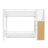 Merax Etagenbett Eisenbett 90x200cm mit LED und Treppe Produktbild-Vorschau 6