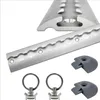 Airlineschiene halbrund Aluminium 2,0 m - silber eloxiert Produktbild-Vorschau 1