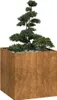 vidaXL Fioriera Rusty 80x80x80 cm Acciaio resistente alle Anteprima dell’immagine prodotto 1