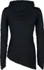 Gothicana by EMP Damen schwarzer Strickpullover mit Kapuze Produktbild-Vorschau 2