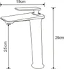 Mexen Purus rubinetto lavabo alto, nero/oro - 745810-75 Anteprima dell’immagine prodotto 2
