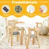 Dětská sedací souprava COSTWAY se 4 židlemi, 5dílná dětská Náhled obrázku produktu 4
