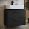Waschbeckenunterschrank Florence 60 x 35 cm Schwarz Matt - Produktbild-Vorschau 2