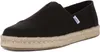 Toms Alpargata Rope 10019875 Black Bavlna Slubby Woven Náhled obrázku produktu 6