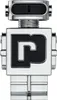 A product shot of a robot-shaped perfume bottle. Voir les images du produit