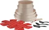 A set of cookware and utensils is displayed against a white background. Podgląd zdjęcia produktu