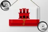 Blechschild Flagge Gibraltar 30x20cm Flag of Gibraltar Produktbild-Vorschau 2