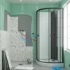 Cabine de douche 1/4 de cercle 85x85x200 cm - Portes Voir les images du produit 9