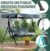 UISEBRT Balancelle hollywoodienne 3 places anthracite, Voir les images du produit 5