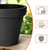 Kunststoff Pflanzkübel XXL groß - 58 cm/anthrazit - Produktbild-Vorschau 4