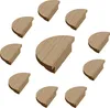 A collection of ten wooden corner pieces arranged in a circular pattern against a white background. Produktbild-Vorschau