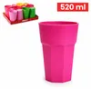 Plasticforte unzerbrechliches Trinkglas - Kunststoff - rosa Produktbild-Vorschau 2