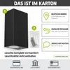 AALBORG designové nástěnné svítidlo venkovní světlo nahoru Náhled obrázku produktu 7