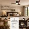 Ventilateur de Plafond 100cm avec Éclairage et Télécommande Voir les images du produit 9