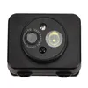 A close-up view of a black LED headlight camera. Náhled obrázku produktu