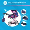 Puppenwagen 3-in-1 – Gondel und Buggy mit Tasche und Produktbild-Vorschau 4
