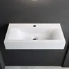 Mai & Mai Waschbecken Hängewaschbecken aus Keramik in weiß Produktbild-Vorschau 4