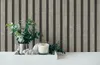 A decorative tray with a plant, a candle, and a decorative object, set against a wood-paneled wall. Náhled obrázku produktu