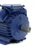 A close-up studio shot of a blue electric motor against a white background. Anteprima dell’immagine prodotto