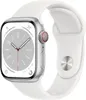 Apple Watch Series 8 41mm (A2773) Silver Alu Sport Band Produktbild-Vorschau 2