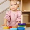 Ulanik Stapelring Montessori Spielzeug Holzstapelringe Produktbild-Vorschau 8