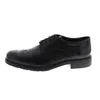 Geox U Dublin Herren Leder Halbschuhe black, belüftetes Produktbild-Vorschau 4