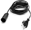 Lampenfassung max. 40W E14 Schwarz 3,5m Kabel mit Stecker & Voir les images du produit 2