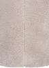 A close-up view of a beige fleece fabric with a seam down the middle. Produktbild-Vorschau