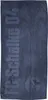 A dark blue towel with the FC Schalke 04 logo and text embossed on it. Produktbild-Vorschau