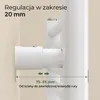 Uchwyty do grzejnika łazienkowego, zestaw 4 szt., białe, do Podgląd zdjęcia produktu 5