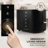 GOURMETmaxx : Grille-pain à fentes courtes pour 2 tranches Voir les images du produit 2