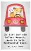 Mr. & Mrs. Panda Handtuch Fahrlehrer Herz - Weiß - Produktbild-Vorschau 1