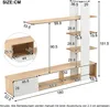 Merax Wandschrank mit drei Regalen und einer Tür, mit zwei Produktbild-Vorschau 7
