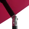 Parasol droit HAPUNA rond 3,30m de diamètre fuchsia Voir les images du produit 5